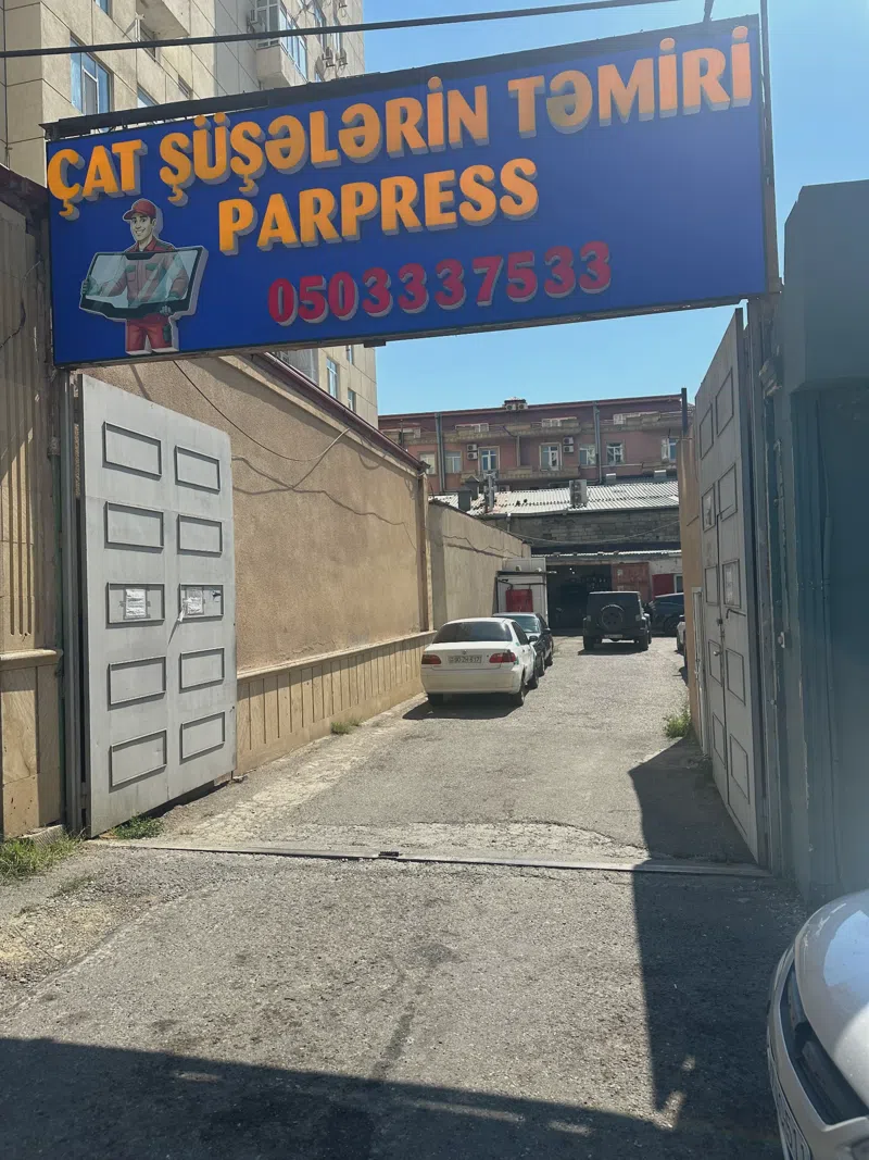 Çat şüşələrin təmiri — 1-ci şəkil