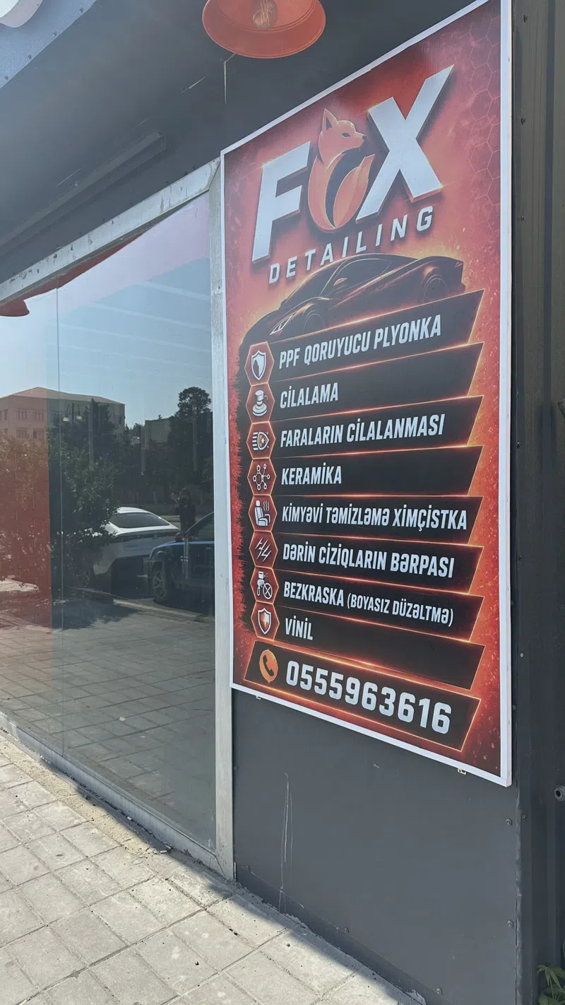 Fox Detailing — örtük şəkli